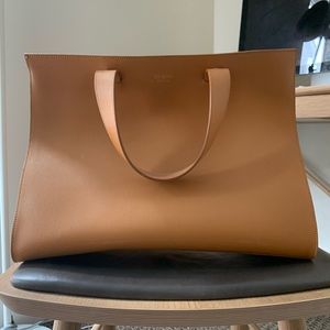 Bhailiu Italian leather structured tote